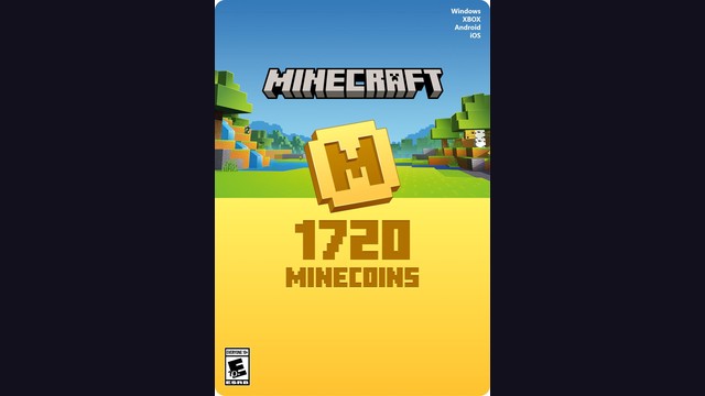 Minecraft 1720 Minecoins - digital code - Global